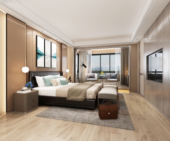 New Chinese Style Bedroom-ID:187939149