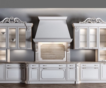 European Style Kitchen Cabinet-ID:694266847