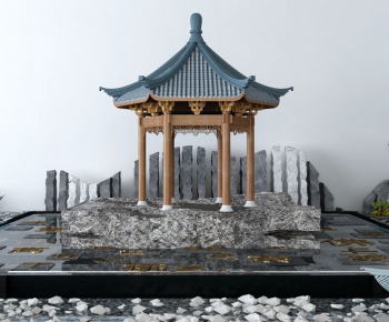 New Chinese Style Garden-ID:757425646