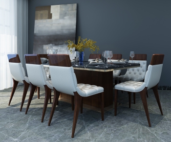 Modern Dining Table And Chairs-ID:103129462