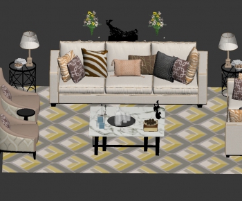 Modern Sofa Combination-ID:344926978