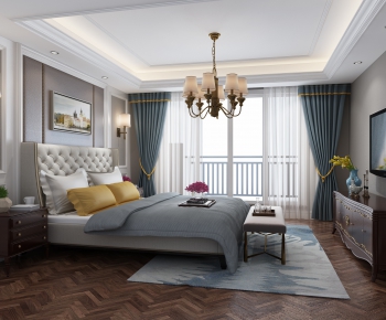 American Style Bedroom-ID:948388847