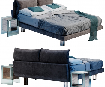 Modern Double Bed-ID:650077541