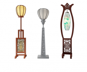 New Chinese Style Floor Lamp-ID:334437482