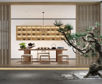 New Chinese Style Tea House-ID:647416465