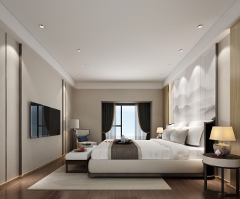 New Chinese Style Bedroom-ID:287539141