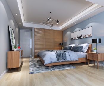 Nordic Style Bedroom-ID:605397476