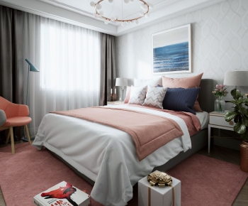Nordic Style Bedroom-ID:605307417