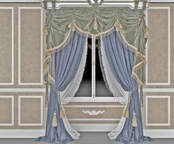 Simple European Style The Curtain-ID:136608885