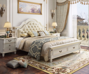 American Style Double Bed-ID:292894253