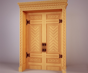 Modern Solid Wood Door-ID:663806493