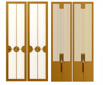 New Chinese Style Metal Screen Partition-ID:715801793