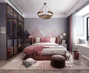 Nordic Style Bedroom-ID:339416816