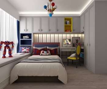 Nordic Style Boy's Room And Son's Room-ID:515351917