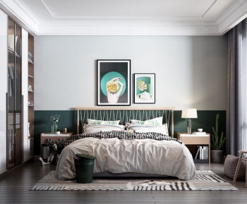 Nordic Style Bedroom-ID:791282722