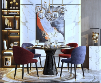 Modern Dining Table And Chairs-ID:762465728