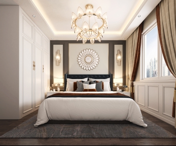 Simple European Style Bedroom-ID:822844533