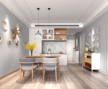 Nordic Style Dining Room-ID:785178937