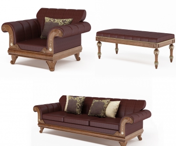 American Style Sofa Combination-ID:713261847