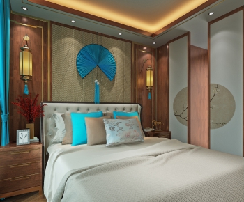 New Chinese Style Bedroom-ID:312669472