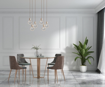 Modern Dining Table And Chairs-ID:684073497