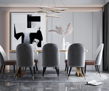 Modern Dining Table And Chairs-ID:745078858
