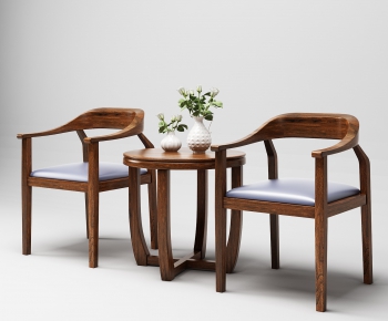 New Chinese Style Single Chair-ID:932302816
