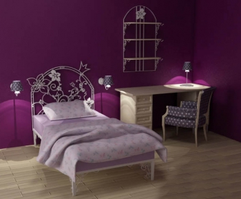 European Style Child's Bed-ID:712103715