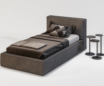 Modern Single Bed-ID:166397814