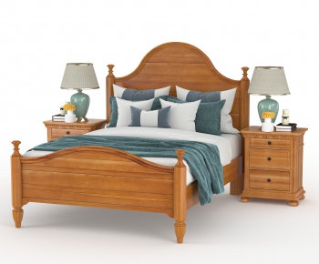American Style Double Bed-ID:561064462