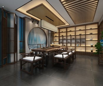 New Chinese Style Tea House-ID:228855785