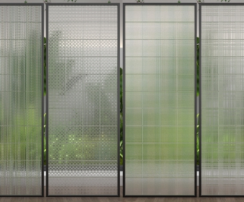 Modern Glass Screen Partition-ID:751302157