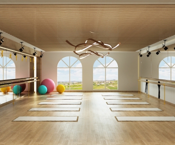 Modern Yoga Room-ID:100996619