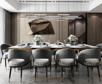 Modern Dining Table And Chairs-ID:566475634