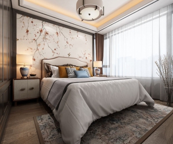 New Chinese Style Bedroom-ID:119025638