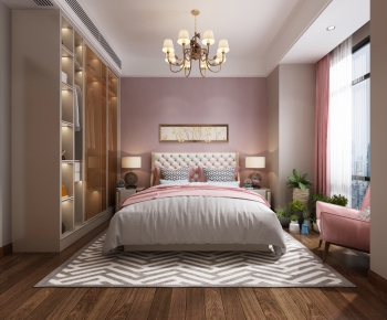 Simple European Style Bedroom-ID:502304668