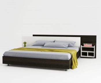 Modern Double Bed-ID:333284227