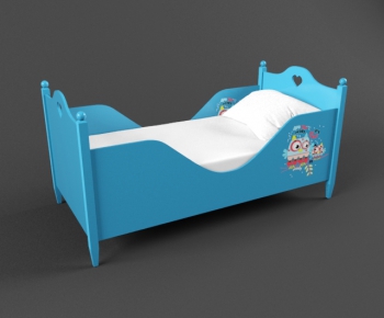 Simple European Style Child's Bed-ID:598842725