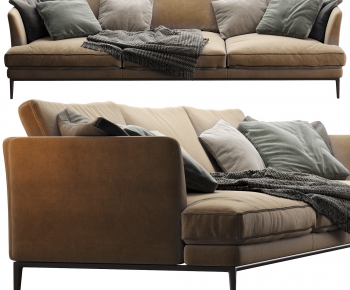 Modern Three-seat Sofa-ID:792509241