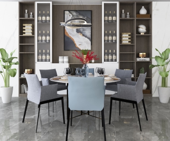 Modern Dining Table And Chairs-ID:583713339