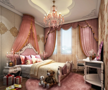 New Classical Style Girl's Room Daughter's Room-ID:568988712