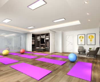 Modern Yoga Room-ID:520858477