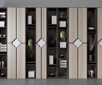 New Chinese Style Bookcase-ID:540227335