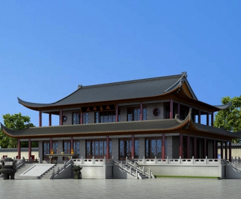 Chinese Style Ancient Architectural Buildings-ID:230867645