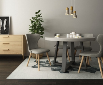 Nordic Style Leisure Table And Chair-ID:837303269