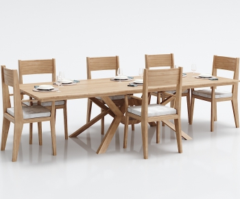 Modern Dining Table And Chairs-ID:675197937