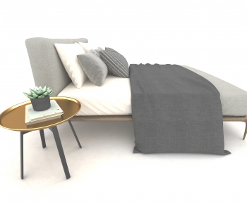 Modern Double Bed-ID:247793483