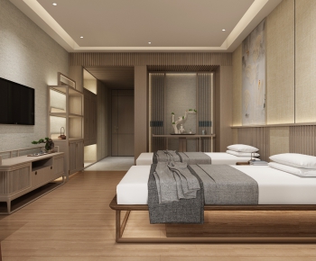 New Chinese Style Bedroom-ID:114154831