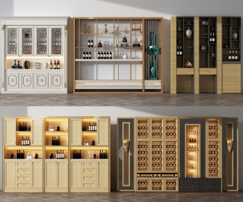 Modern Wine Cabinet-ID:441843263