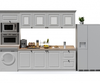 Simple European Style Kitchen Cabinet-ID:164226598